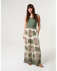 Blue Vanilla - Print Wide-Leg Trousers - Lyst