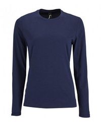 Sol's - Ladies Imperial Long Sleeve T-Shirt (French) - Lyst