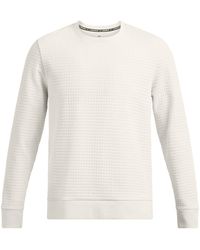 Under Armour - Unstoppable Crew Neck Ribbed Collar Long Sleeve Sweater - Lyst
