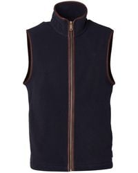 Holland Cooper - Country Fleece Gilet Ink Cotton - Lyst