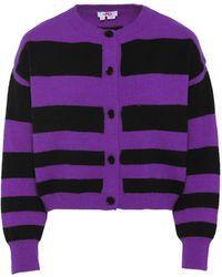 myMo - Pullover Damen Schwarz - Lyst