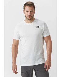 The North Face - Ss Simple Dome T Shirt Cotton - Lyst