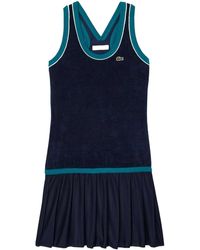 Lacoste - Kleid Gekreuzte Rückenträger Für Damen - Lyst