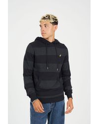 Brave Soul - Cotton Striped Knit Hoody - Lyst