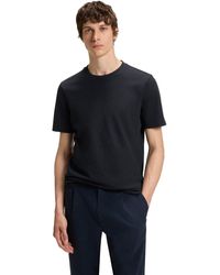 BOSS - Tiburt 240 T-shirt In Donkerblauw - Lyst