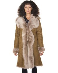 Infinity Leather - Toscana Sheepskin Suede Trench Coat-Tbilisi - Lyst