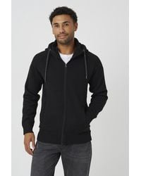 Brave Soul - High Neck Zip Through Hoodie - Lyst