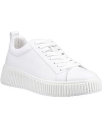 Hush Puppies - Harlow Leather Trainers - Lyst