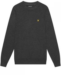 Lyle & Scott - Cotton Merino Crew Neck Jumper - Lyst