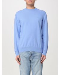 BOSS - Crew Neck Gebreide Trui - Lyst