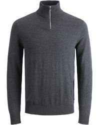 Jack & Jones - Trui Emil Knit Half Zip - Lyst