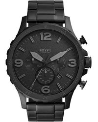 Fossil - Nate Horloge Zwart Jr1401 - Lyst