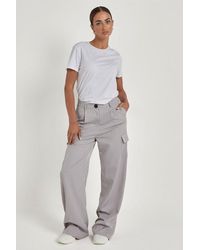 Urban Bliss - Pinstripe Tailored Cargo Trouser - Lyst
