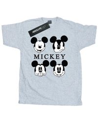 Disney - Four Heads Mickey Mouse Cotton T-Shirt (Sports) - Lyst