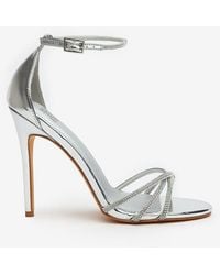 Where's That From - Wheres 'Quinley' Embellished Strappy Stiletto Heels - Lyst