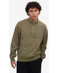COLORFUL STANDARD - Quarter Zip Sweatshirt - Lyst