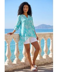 Roman - Linear Print Wrap Tunic - Lyst