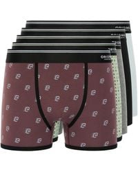 Crosshatch - Motifix Boxer Shorts (Pack Of 5) (Multicoloured) - Lyst