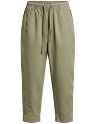 Secret Label - Tencel Crop Trousers Elasticated Waist - Lyst