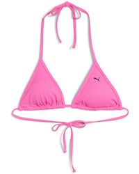 PUMA - Swim Triangle Bikini Top - Lyst