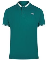 Roberto Cavalli - Bold Stripe Collar Polo Shirt Cotton - Lyst