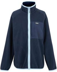 Regatta - Lilana Full Zip Fleecejack (marine/chambrayblauw) - Lyst