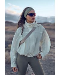 DSGN Studio - Funnel Neck Hooded Waterproof Windbreaker - Lyst