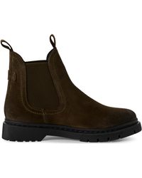 Tamaris - Suede Leather Classic Chelsea Ankle Boots - Lyst