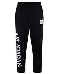 Nike - Air Jordan Standard Fit Stretch Waist Track Pants Dd0396 010 Cotton - Lyst