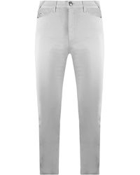 Armani - Emporio J28 Skinny Fit Medium Waist Trousers - Lyst