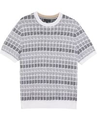 Ted Baker - Srevel Regular Jacquard T-Shirt Cotton - Lyst