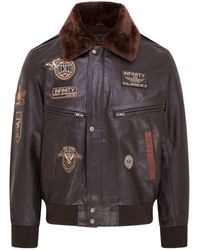 Infinity Leather - Us Air Force Bomber Jacket- Lieksa Lamb Leather - Lyst