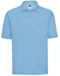 Russell - Adult Classic Polycotton Polo Shirt (Sky) - Lyst