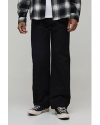 BoohooMAN - Relaxed Fit Pleat Front Work 365 Trouser - Lyst