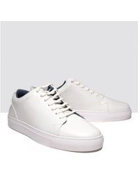 Oliver Sweeney - Hayle Antiqued Calf Leather Trainers - Lyst