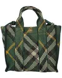 Burberry - Mini Knitted Tote - Lyst
