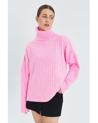MixRay - Oversized Geribde Coltrui - Lyst