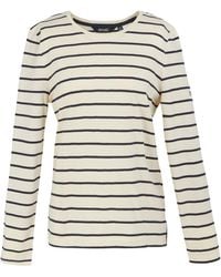 Regatta - Ladies Federica Ii Stripe Long-Sleeved T-Shirt (Light Vanilla/ - Lyst