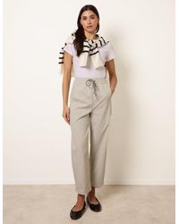 Blue Vanilla - Elastic Waist Drawstring Trousers - Lyst