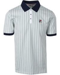 Fila - Bb1 Vintage Striped Polo Surf Spray - Lyst