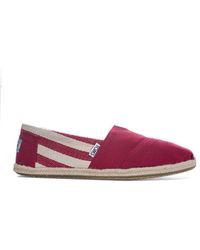 TOMS - University Classic Alpargata Shoes Textile - Lyst