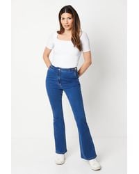 Wallis - Chain Detail Kickflare Jean - Lyst