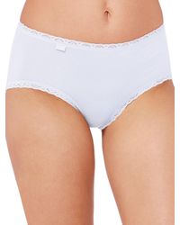 Sloggi - 24/7 Cotton Lace Midi Briefs - Lyst