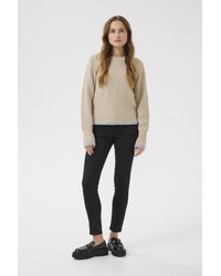 Kaffe - Pullover Regular Fit Cream - Lyst