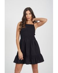 Brave Soul - 'Neveh' Cotton Fit And Flare Mini Dress - Lyst