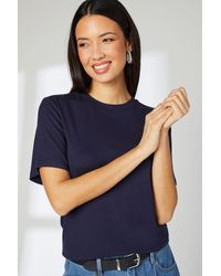 PRINCIPLES - Soft Touch Jersey T-Shirt Cotton - Lyst