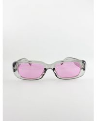 SVNX - Retro Rectangle Sunglasses With Lenses And Light Frame - Lyst