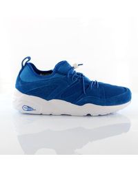 PUMA - Trinomic Blaze Of Glory Soft Slip On Toggle Trainers 360101 08 Nubuck Leather - Lyst