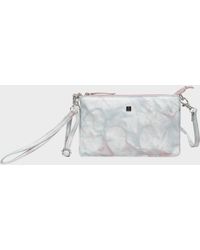 Assots London - 'Todd' Tie Dye Real Leather Crossbody Wristlet Bag - Lyst