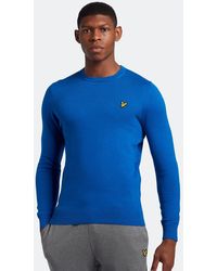 Lyle & Scott - Cotton Merino Crew Neck Jumper - Lyst